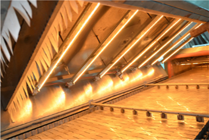 kitchen oven infrared lamp for heat preservation